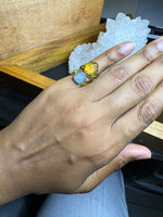 Load image into Gallery viewer, Citrine Cameo Ring
