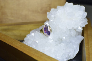 Mexican Boulder Opal Ring - Tension Setting - We Love Brass