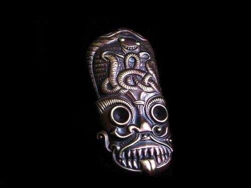 Barong Mask Ring - Golden Treasure Box