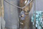 Load image into Gallery viewer, Vintage Citrine Evil Eye Stainless Steel Necklace - We Love Brass
